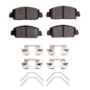 Honda Accord Brake Pads - Front - R1 Concepts - Ceramic - `13-`25